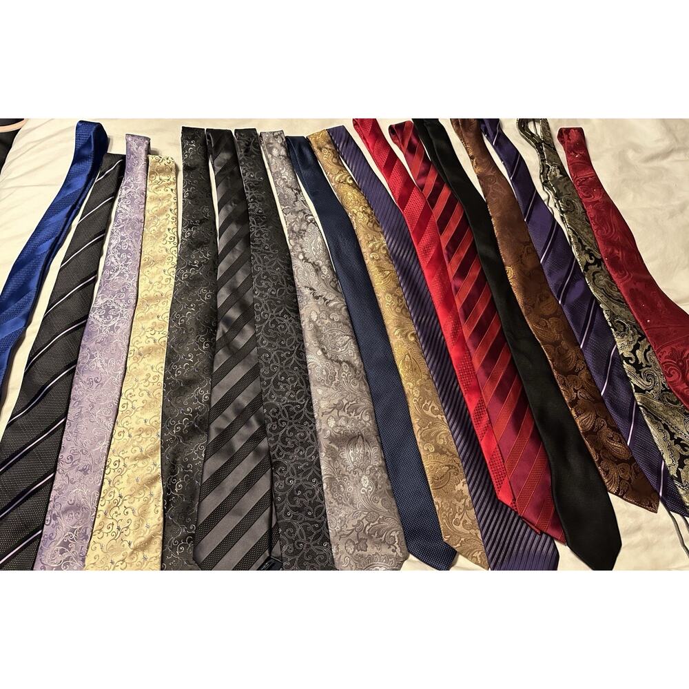 18 Silk Sean John‎ Mens Neckties Fine Tayloring L58” x W3” Great Condition